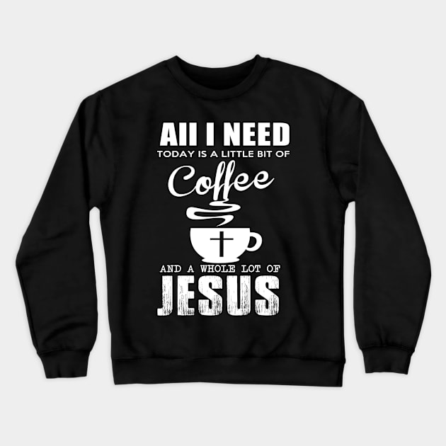 COFFEE JESUS Crewneck Sweatshirt by minhhai126